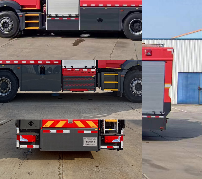捷達消防牌SJD5320GXFPM160/MEA泡沫消防車公告圖片