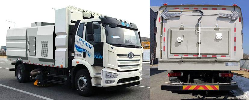 驍呈牌DPD5180TXCJFFCEV燃料電池吸塵車公告圖片