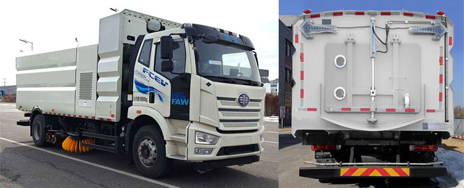 驍呈牌DPD5180TXSJFFCEV燃料電池洗掃車公告圖片