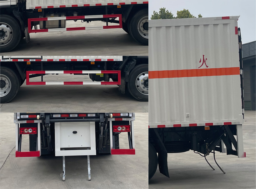 大力牌DLQ5122XRYBJ6易燃液體廂式運(yùn)輸車(chē)公告圖片