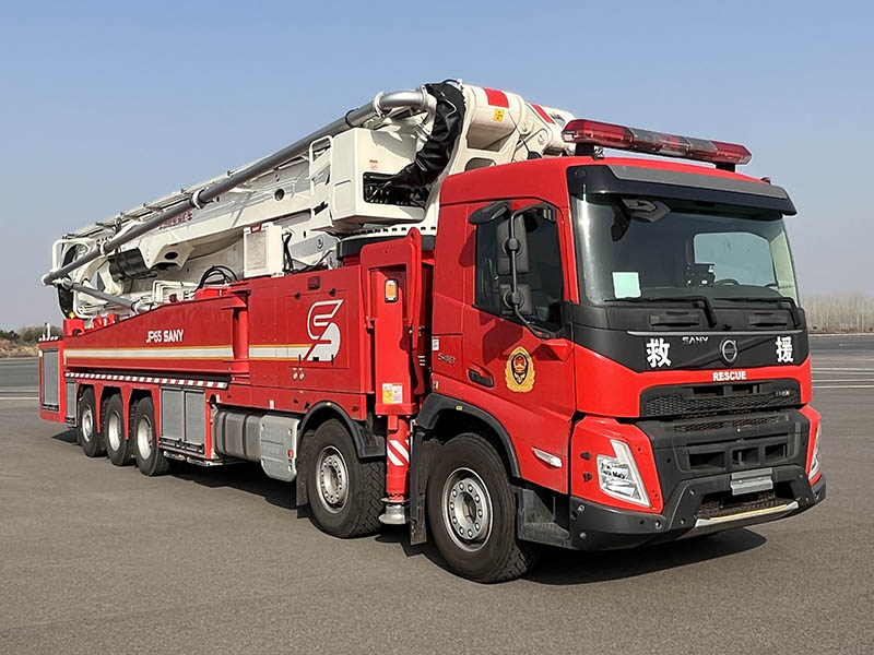 三一牌SYM5520JXFJP65舉高噴射消防車