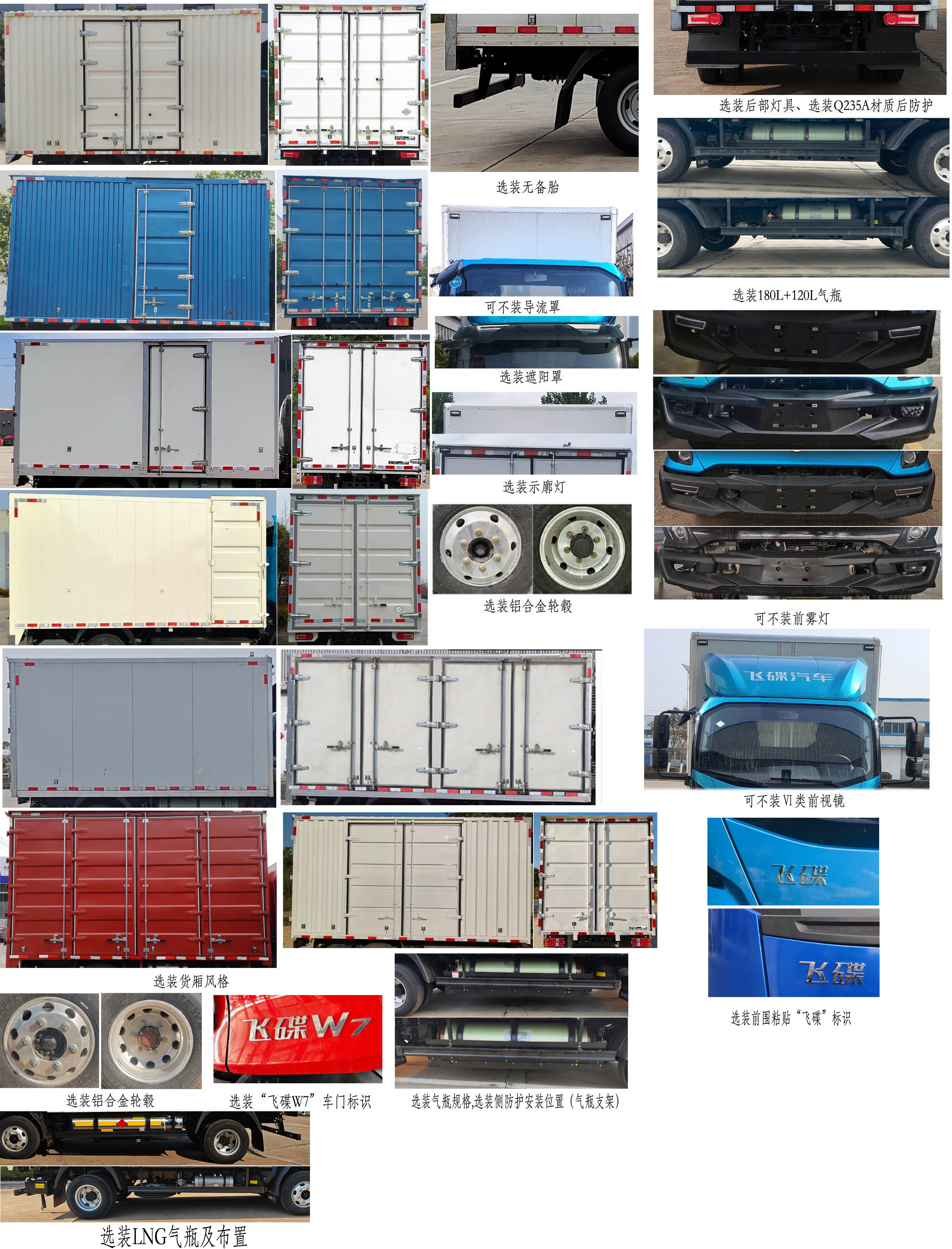 飛碟牌FD5040XXYW68K6-NG1廂式運輸車公告圖片