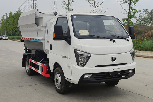齊東方牌CLD5041ZZZBEVFD純電動(dòng)自裝卸式垃圾車