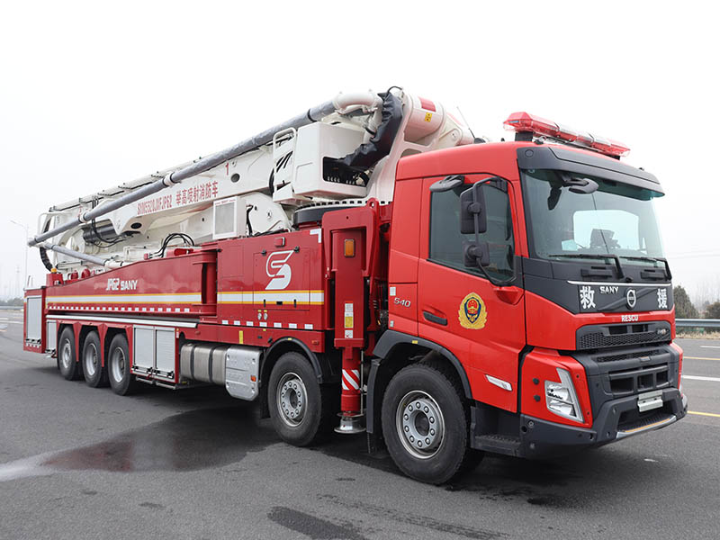 三一牌SYM5520JXFJP62舉高噴射消防車