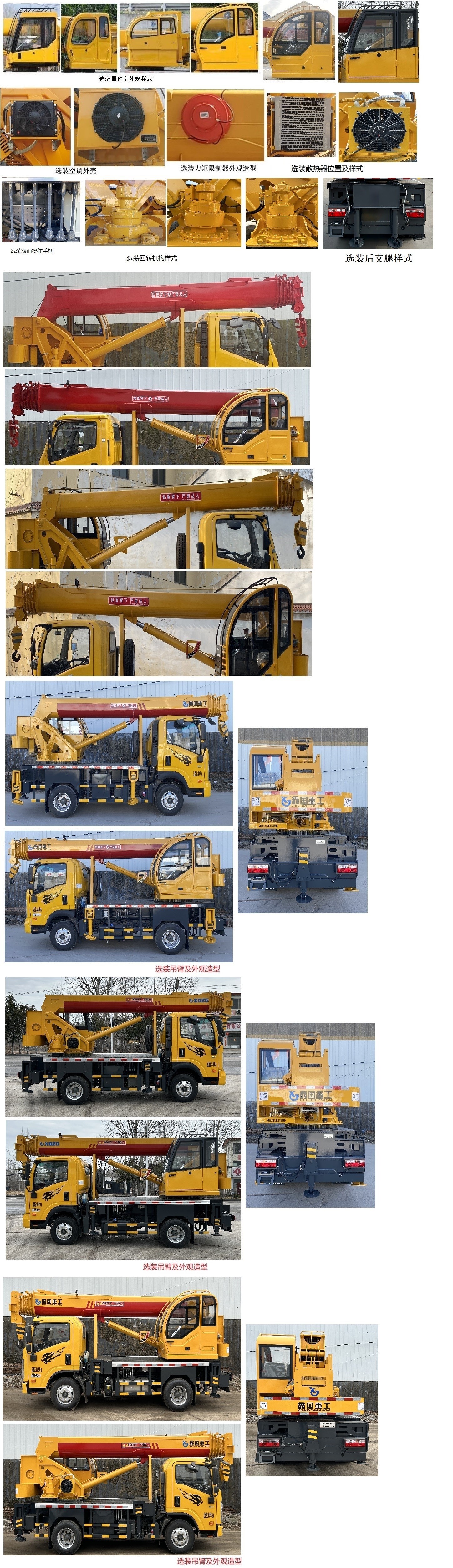 鑫國華牌XGZ5041JQZCD6汽車起重機公告圖片