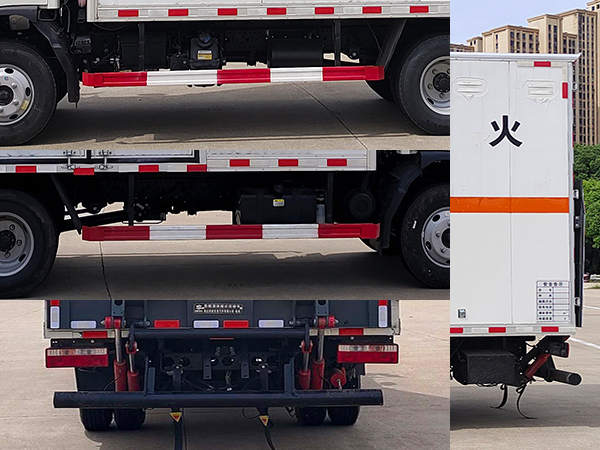 專(zhuān)威牌HTW5040XRYH6易燃液體廂式運(yùn)輸車(chē)公告圖片