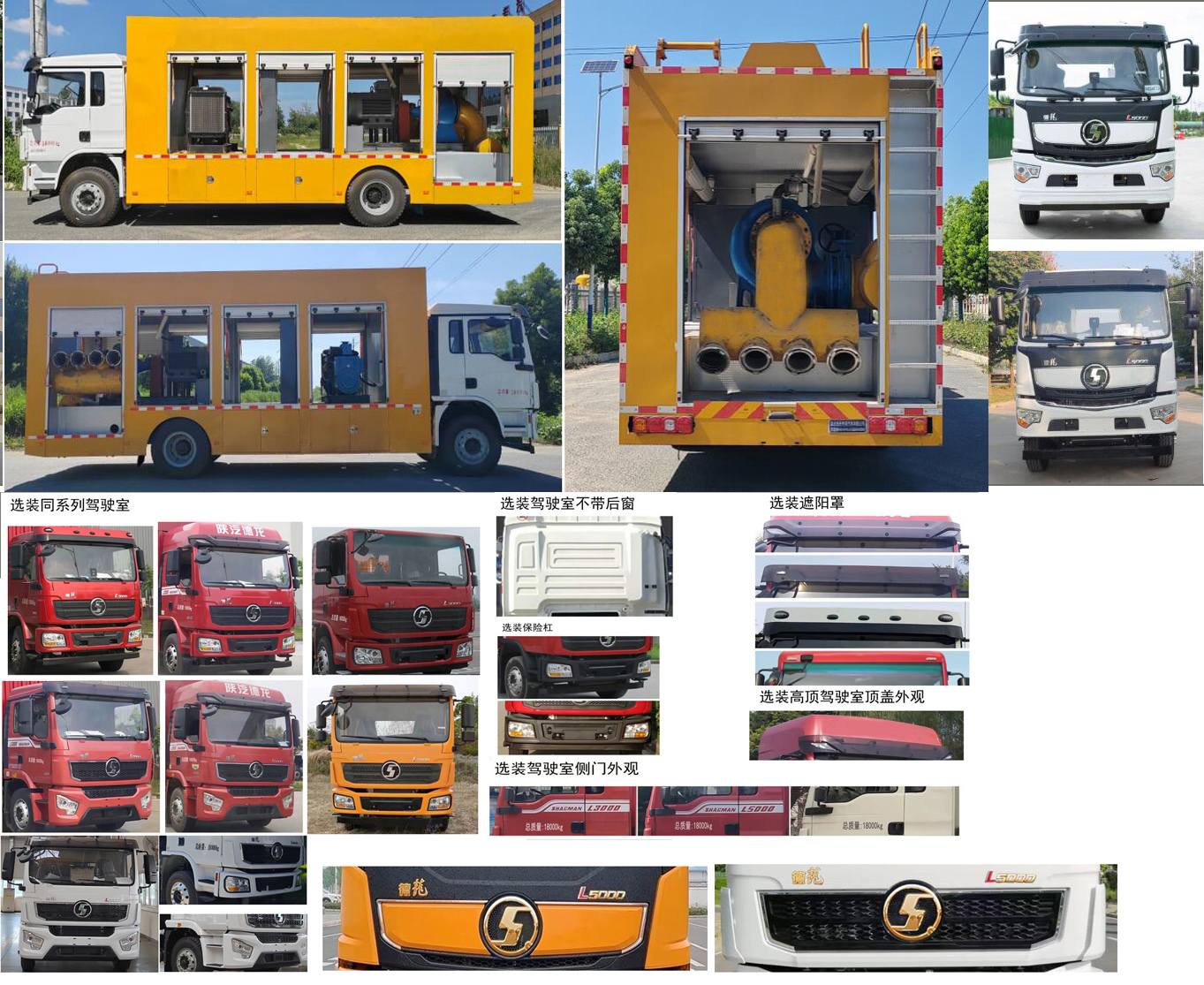 浩天星運(yùn)牌HTX5145TPSL6大流量排水搶險(xiǎn)車公告圖片