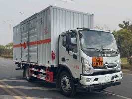 易燃气体厢式运输车