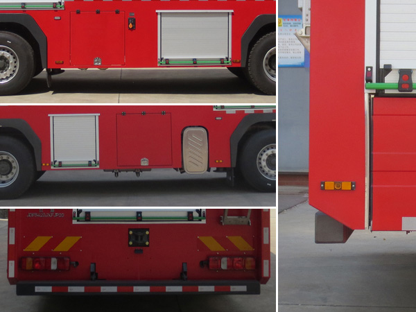 舉高噴射消防車圖片