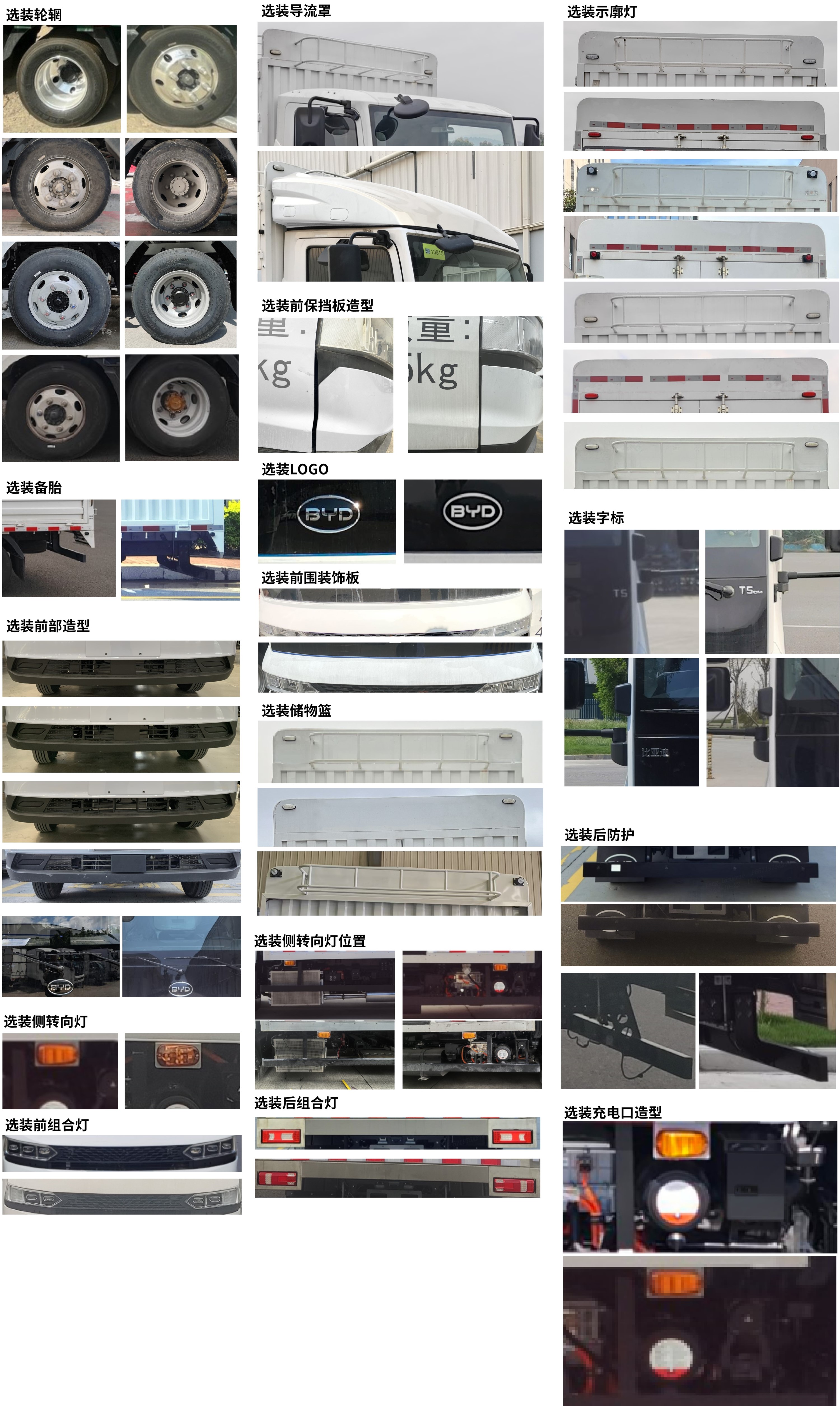 比亞迪牌BYD5040CCYHEV41插電式增程混合動力倉柵式運(yùn)輸車公告圖片