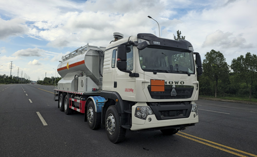 豐霸牌STD5322THAZ6現(xiàn)場混裝銨油炸藥車