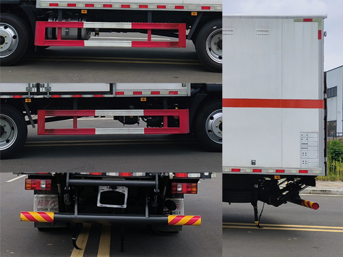 百捷牌QYY5120XDGZZ6毒性和感染性物品廂式運(yùn)輸車公告圖片