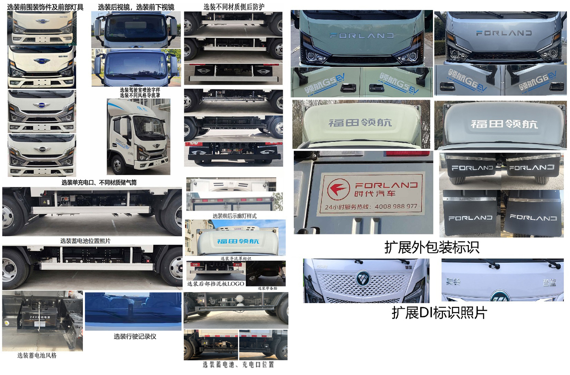 福田牌BJ5045XLCEVM純電動(dòng)冷藏車公告圖片