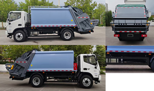耶律潔牌SWT5121ZYSBJ6壓縮式垃圾車公告圖片