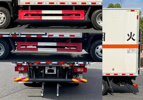 百捷牌QYY5041XRQBJ6易燃?xì)怏w廂式運(yùn)輸車公告圖片
