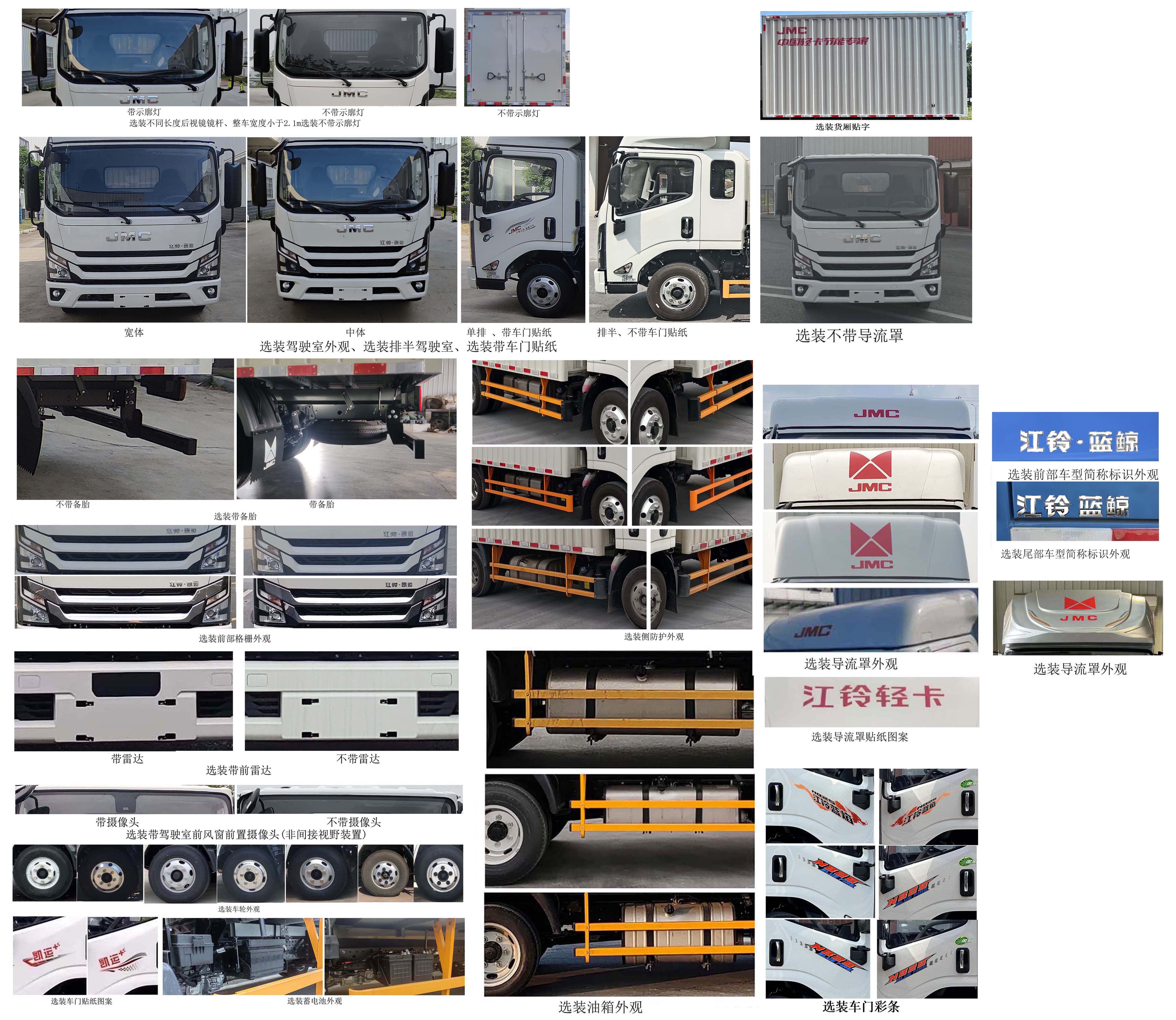 江鈴牌JX5049XXYT0D26廂式運(yùn)輸車(chē)公告圖片