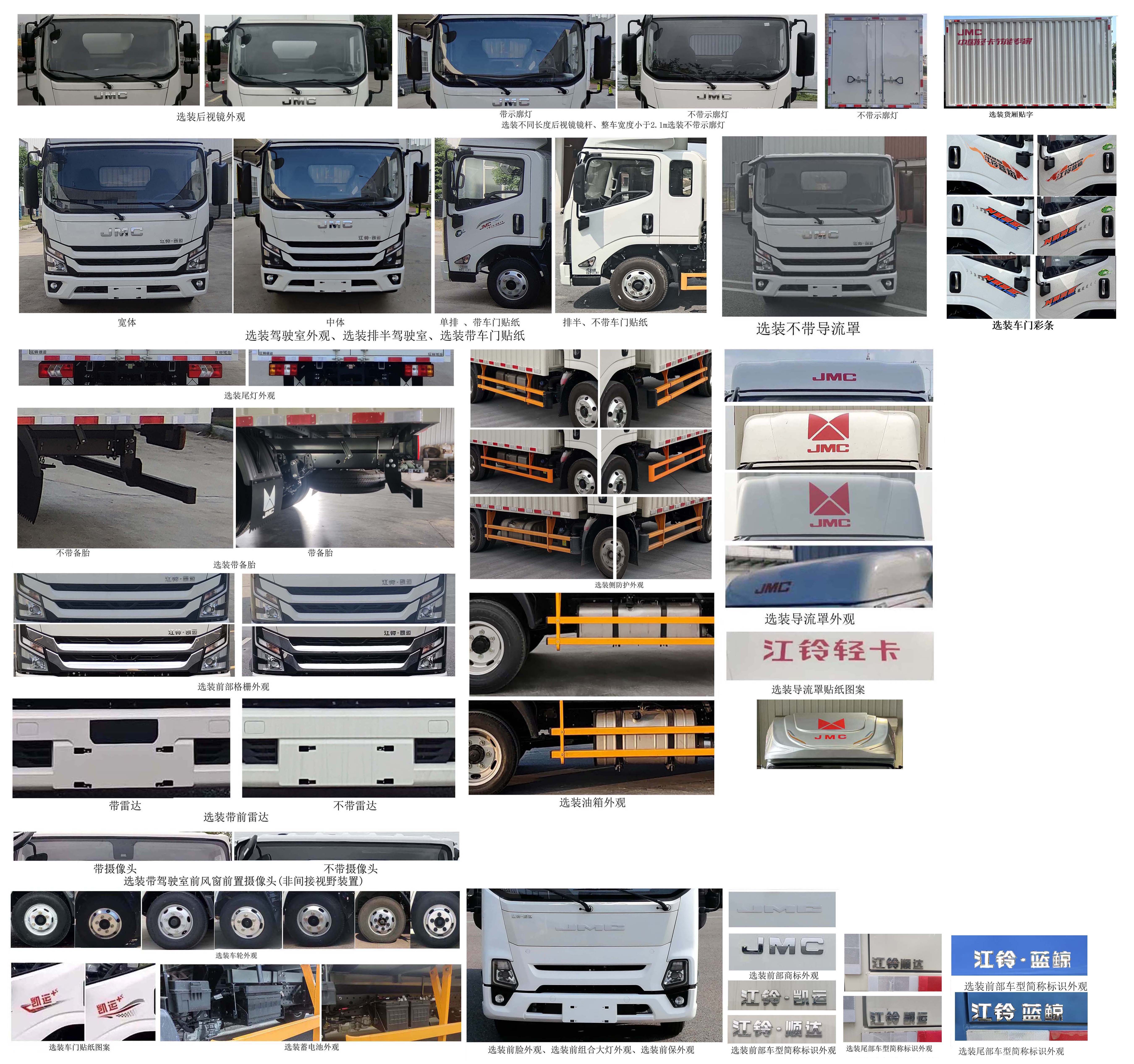 江鈴牌JX5044XXYTGC26廂式運輸車公告圖片