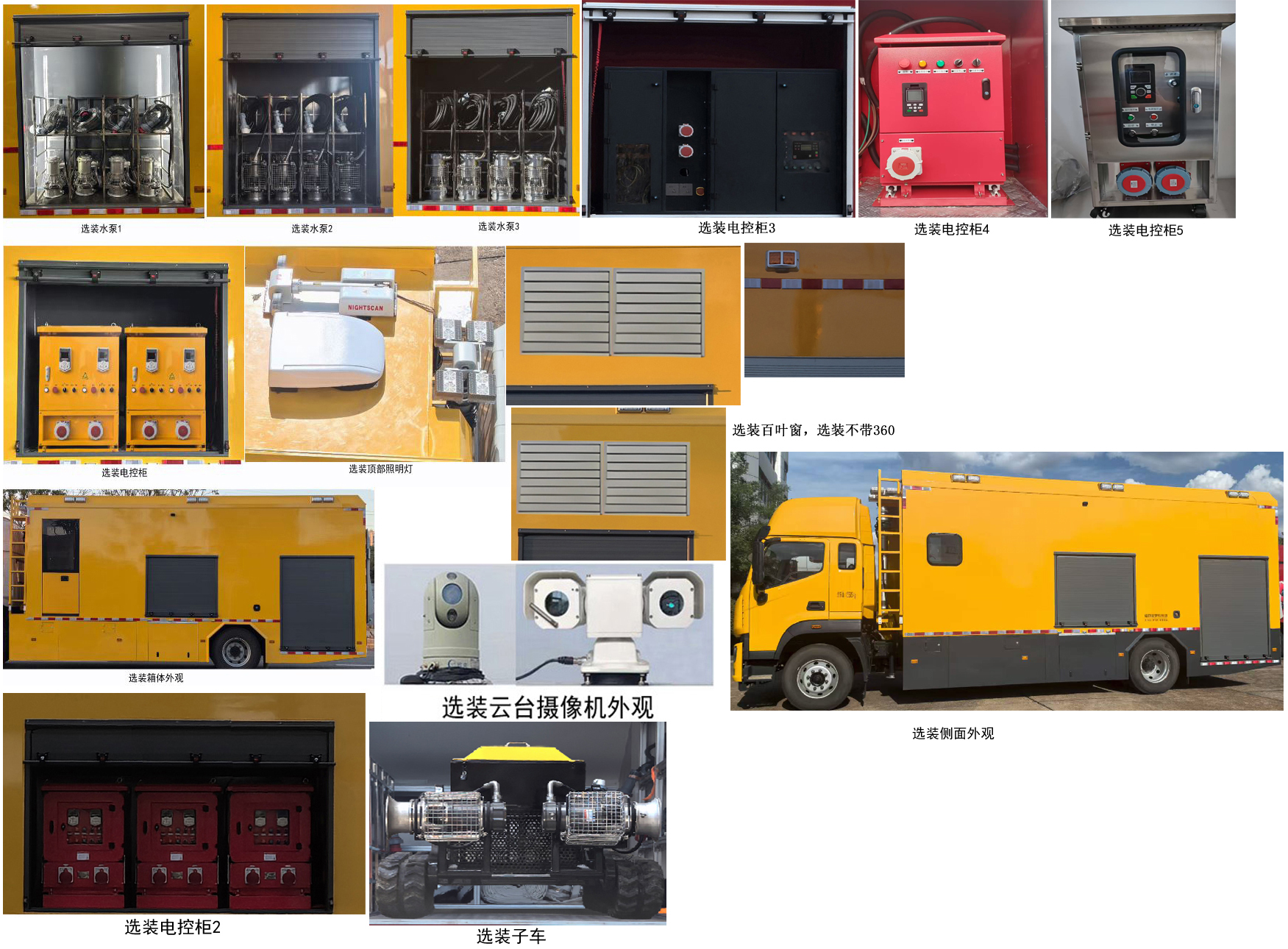 福田牌BJ5162TPSE6-H1大流量排水搶險(xiǎn)車公告圖片