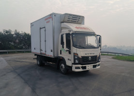 豪沃牌ZZ5047XLCK3414Z145BEVE0纯电动冷藏车