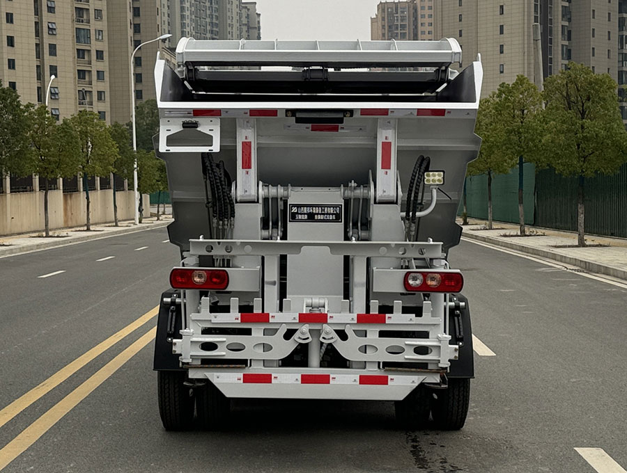 玉驍瓏牌YBH5043ZZZSH6自裝卸式垃圾車(chē)公告圖片