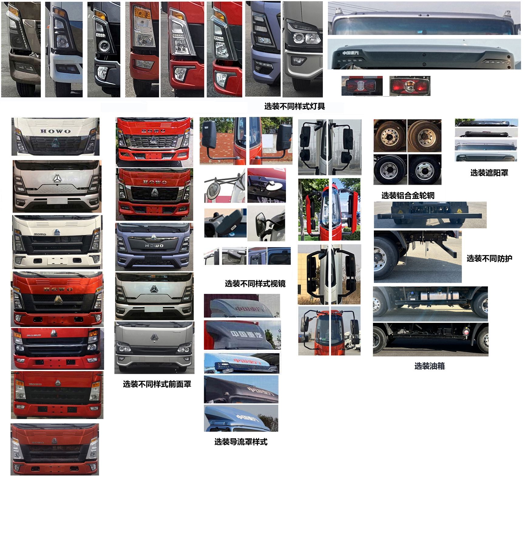 豪沃牌ZZ5047CCYH3215F145倉柵式運輸車公告圖片