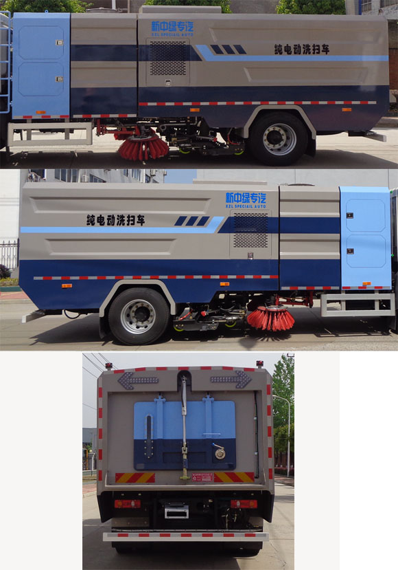中潔牌XZL5180TXSBEV純電動(dòng)洗掃車公告圖片