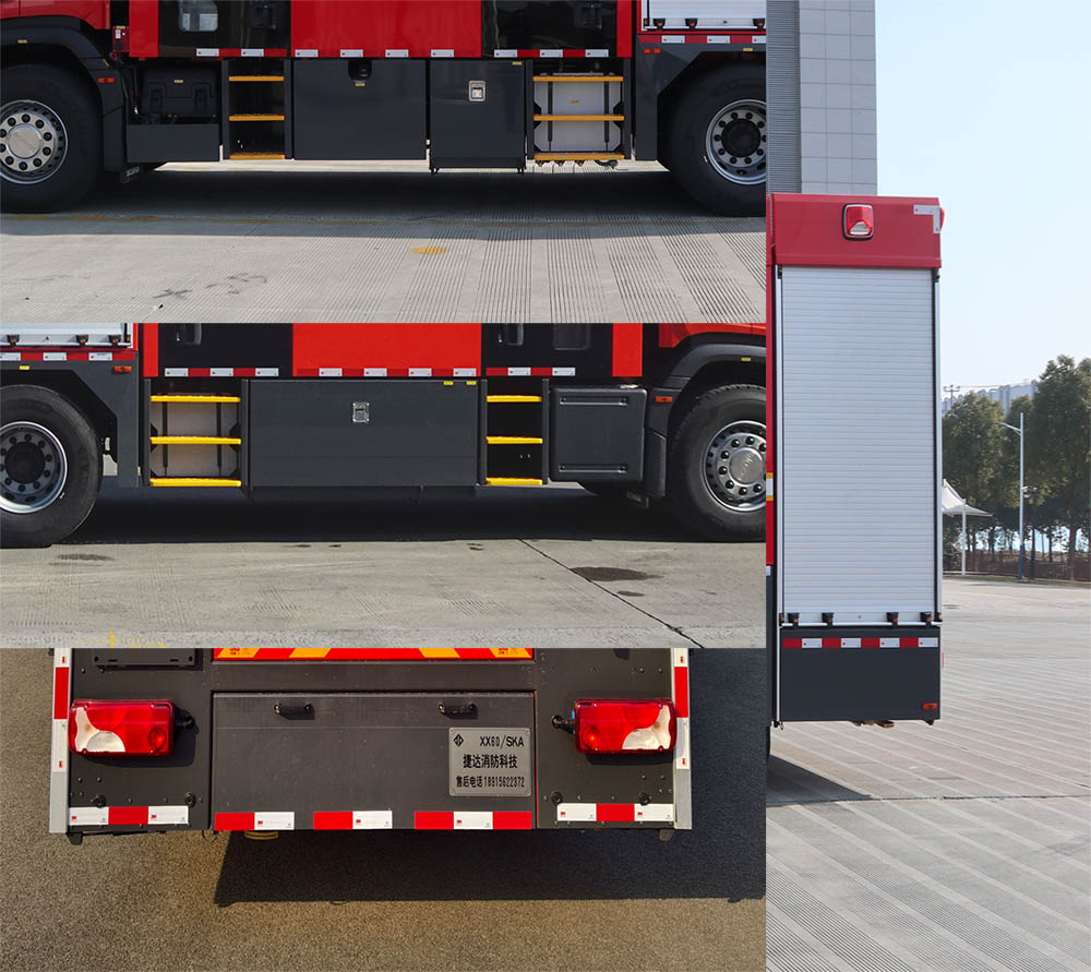 捷達(dá)消防牌SJD5251TXFXX60/SKA洗消消防車公告圖片