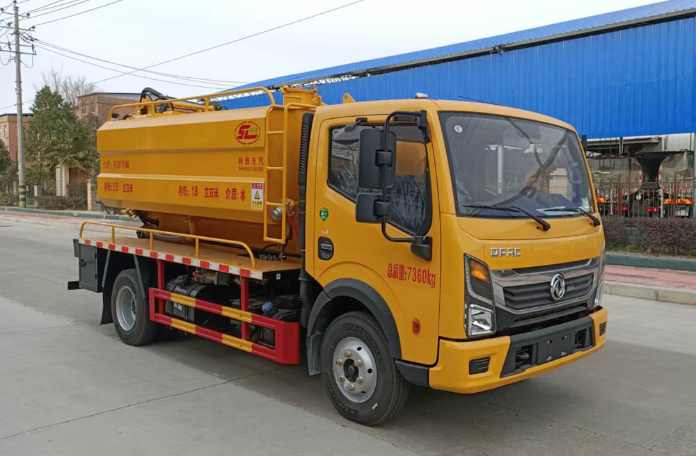 神綠通牌SLV5070GQWEQ清洗吸污車