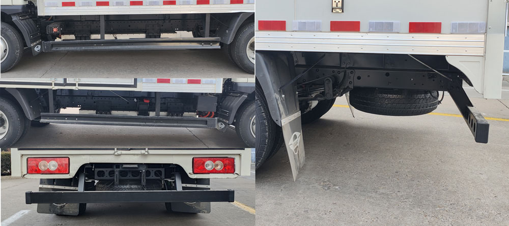 福田牌BJ5045XXYEV57純電動(dòng)廂式貨車公告圖片