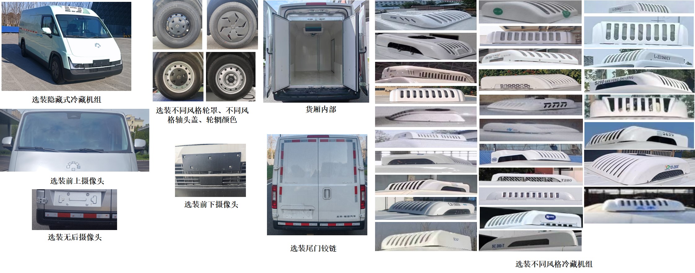 福田牌BJ5031XLCEVZ1純電動冷藏車公告圖片