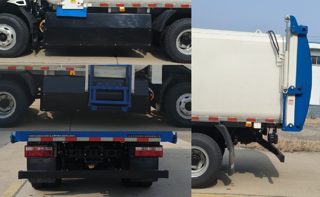 五征牌WZK5110ZZZW68BEV純電動(dòng)自裝卸式垃圾車公告圖片