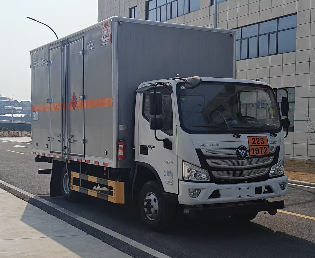 日途牌HTY5098XRQBJ6易燃?xì)怏w廂式運(yùn)輸車(chē)