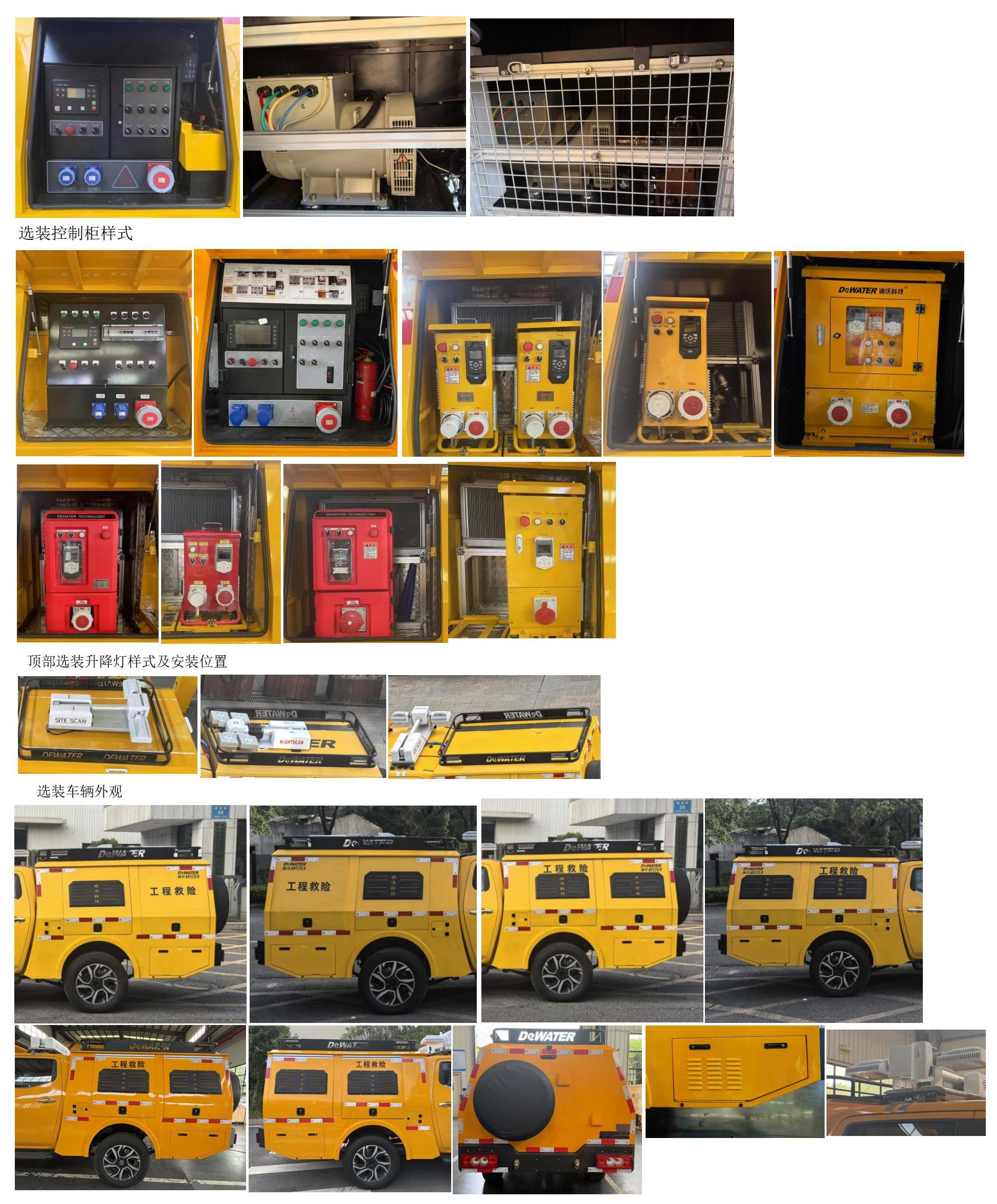 笛沃牌DWP5032XXHDF1救險車公告圖片