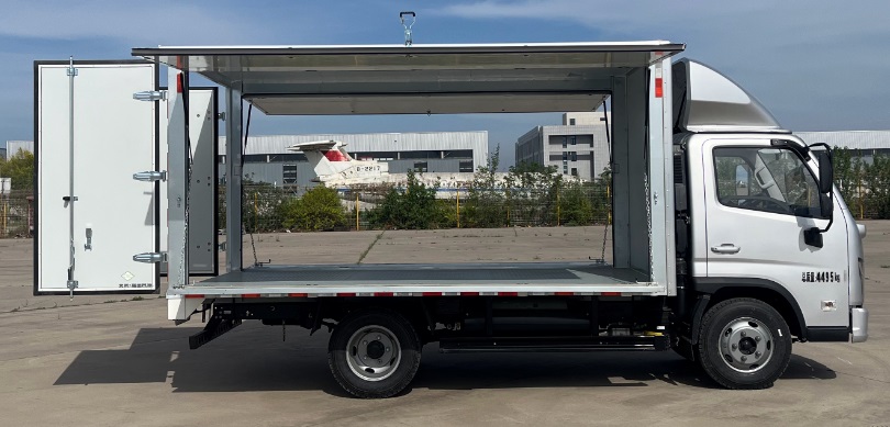 福田牌BJ5044XYK-FM1翼開啟廂式貨車公告圖片