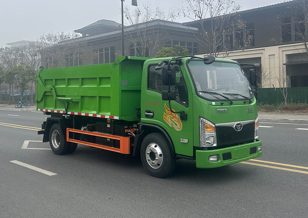 力海通牌HLH5040ZXLZZBEV純電動廂式垃圾車