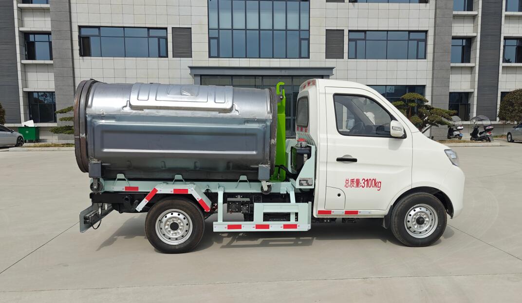 冠遠(yuǎn)牌SCY5030ZXXCEV純電動(dòng)車廂可卸式垃圾車公告圖片