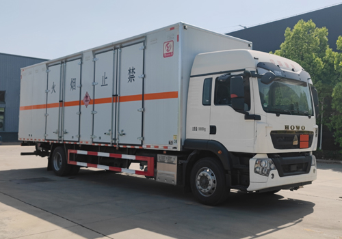 專力牌ZLC5187XRGZ6易燃固體廂式運輸車