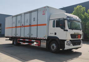专力牌ZLC5187XRGZ6易燃固体厢式运输车