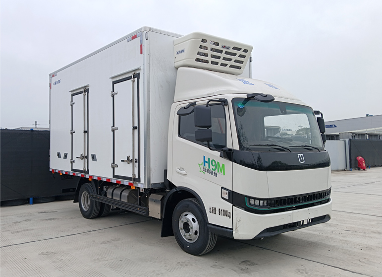 遠程牌JGL5099XLCSHEVGMS1甲醇插電式增程混合動力冷藏車