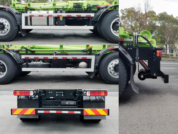 耶律潔牌SWT5310ZXXBJ6車廂可卸式垃圾車公告圖片