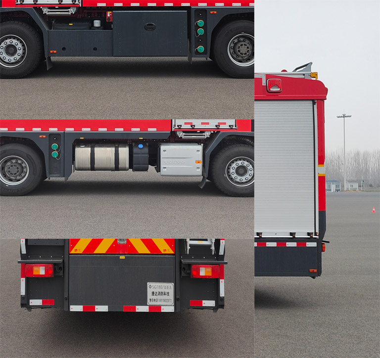 捷達(dá)消防牌SJD5390GXFSG180/WEA水罐消防車(chē)公告圖片