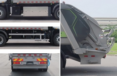 中聯(lián)牌ZBH5180ZYSDFPHEV插電式混合動(dòng)力壓縮式垃圾車公告圖片
