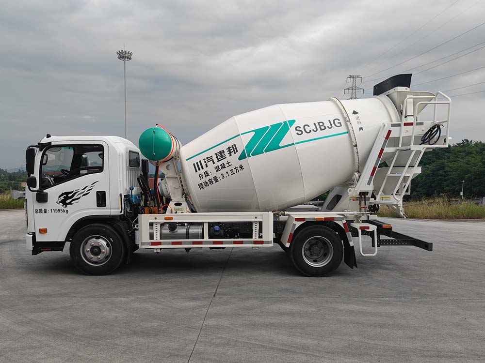 川汽建邦牌JBJ5120GJBG6混凝土攪拌運輸車公告圖片