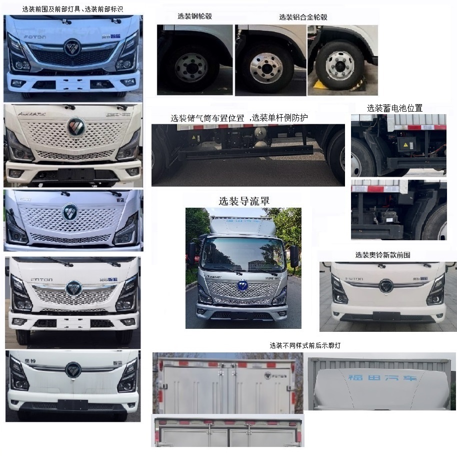 福田牌BJ5098XXYEV1純電動廂式貨車公告圖片