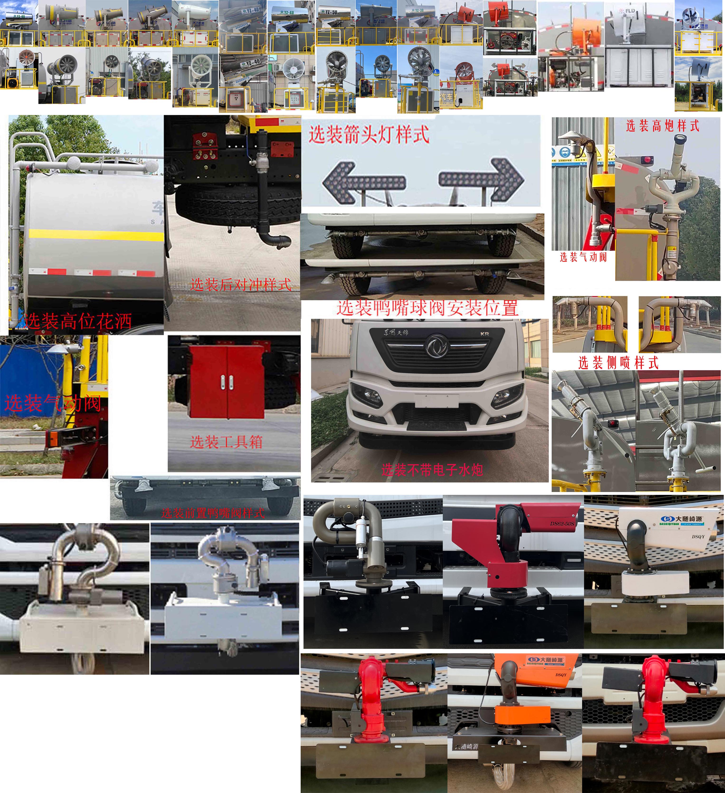 凱力風牌KLF5253TDYD6多功能抑塵車公告圖片