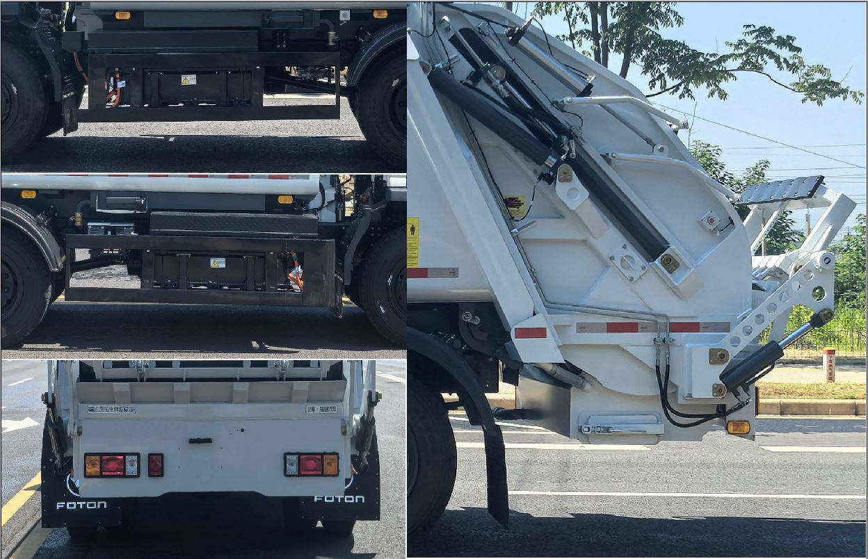 福田牌BJ5127ZYSEV-H1純電動(dòng)壓縮式垃圾車公告圖片