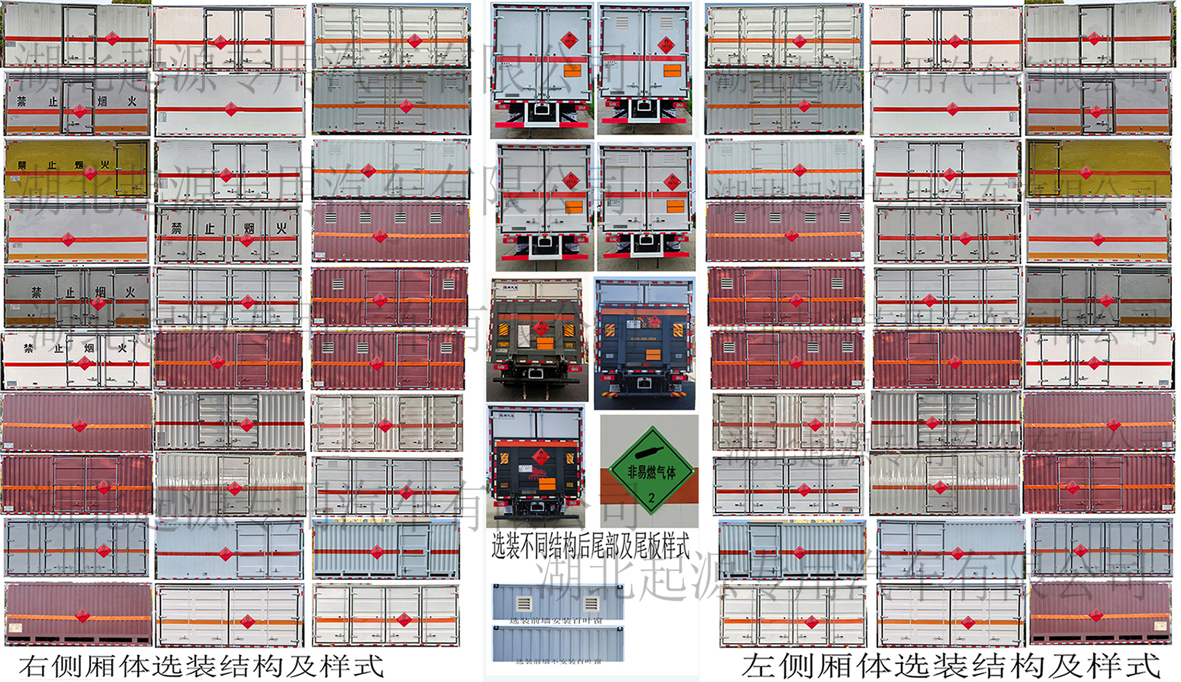 百捷牌QYY5098XRQBJ6易燃氣體廂式運輸車公告圖片