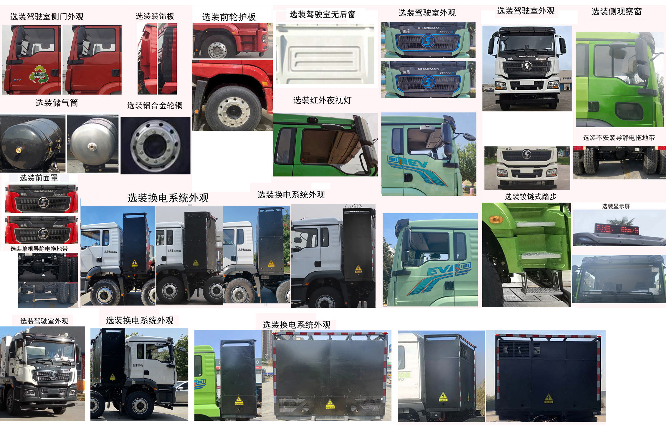 三迪牌SAD5310ZXXSXBEV換電式純電動(dòng)車廂可卸式垃圾車公告圖片