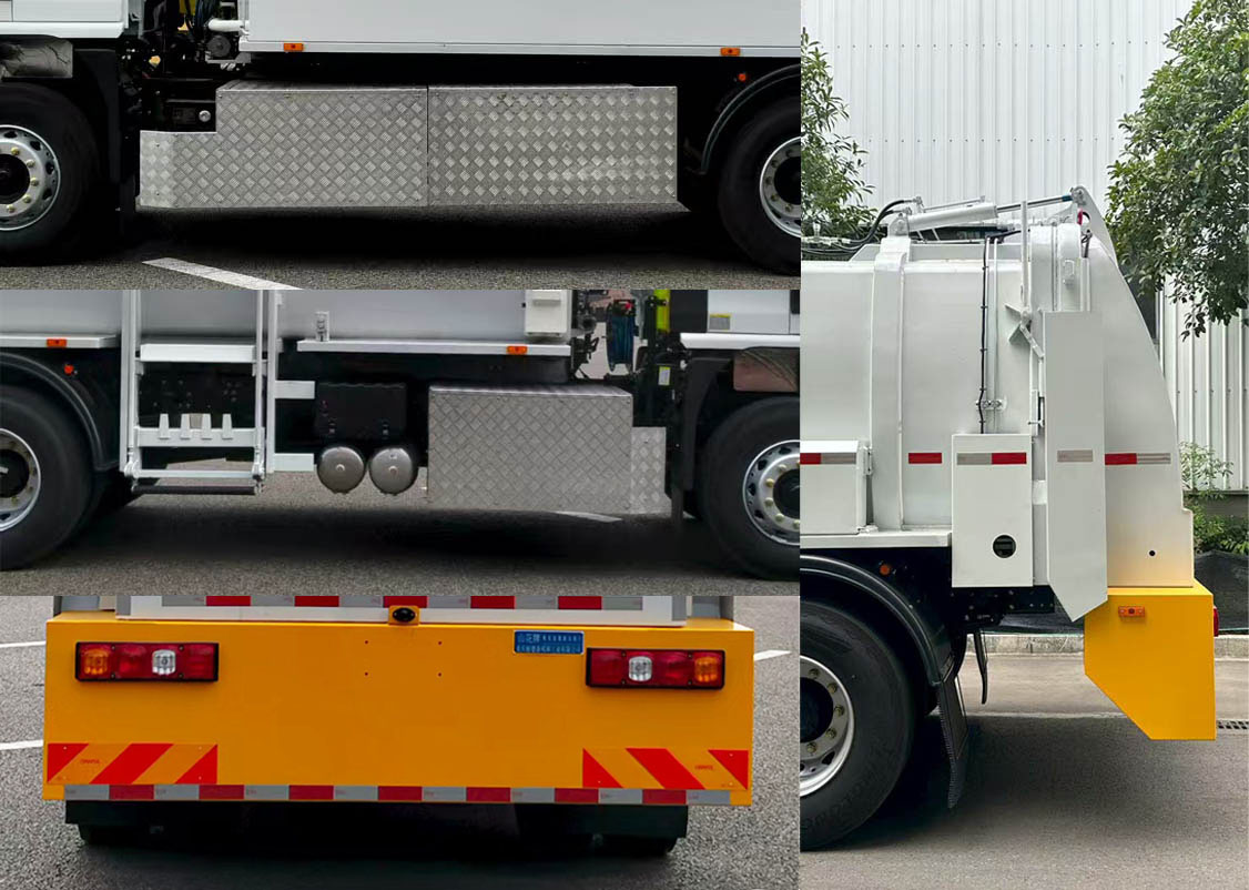 山花牌JHA5189TCASXABEV純電動餐廚垃圾車公告圖片