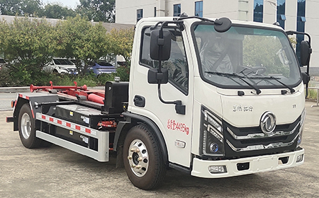 HDW5040ZXXEQBEV型純電動(dòng)車廂可卸式垃圾車圖片